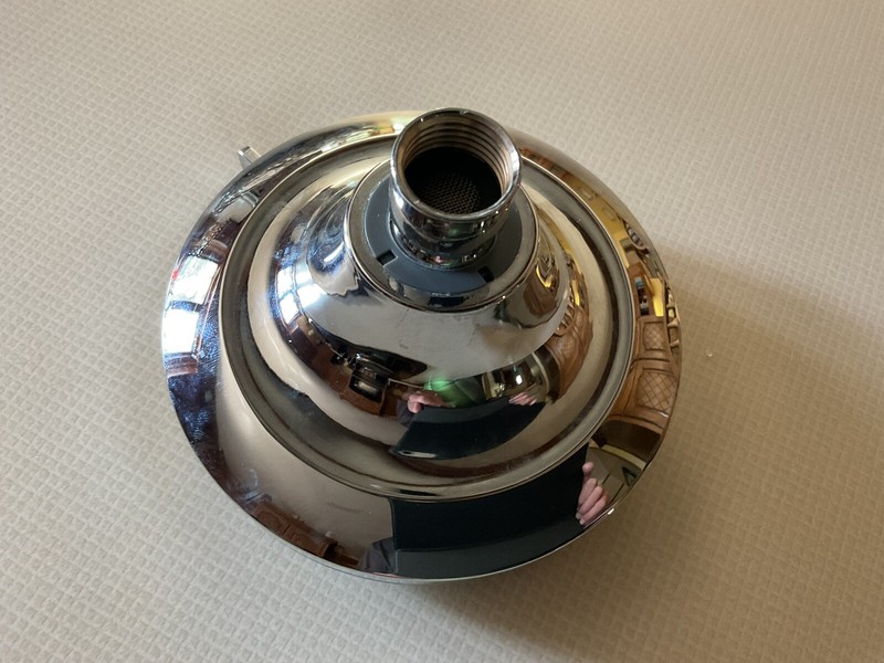 REHAVE 5” Used Rainfall Shower Head with 63 Jets, 8 Spray Modes - Chrome Finish gallery