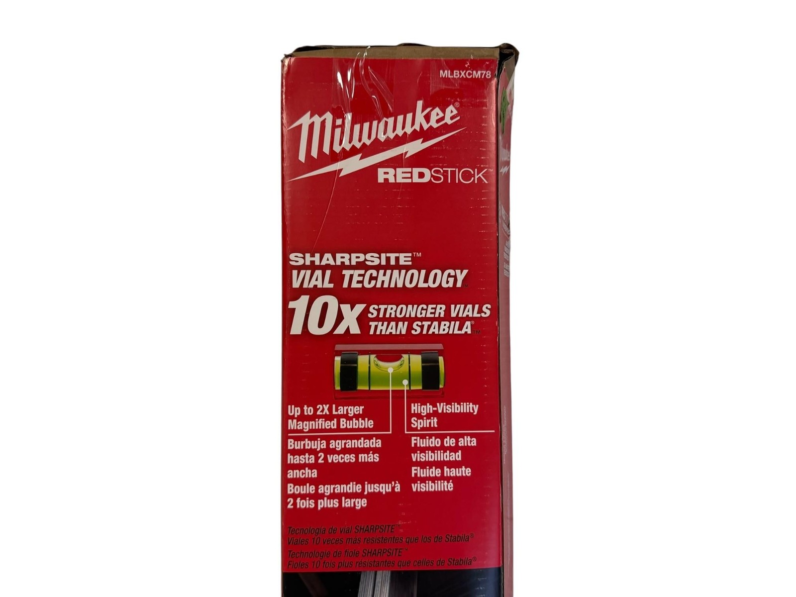 Milwaukee (MLBXCM78) 10"/24"/48"/78" REDSTICK Magnetic Level Set gallery