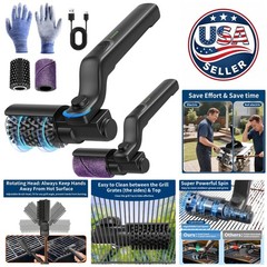 Powerful Electric BBQ Grill Brush – Versatile Detached Head & Long Battery Life
