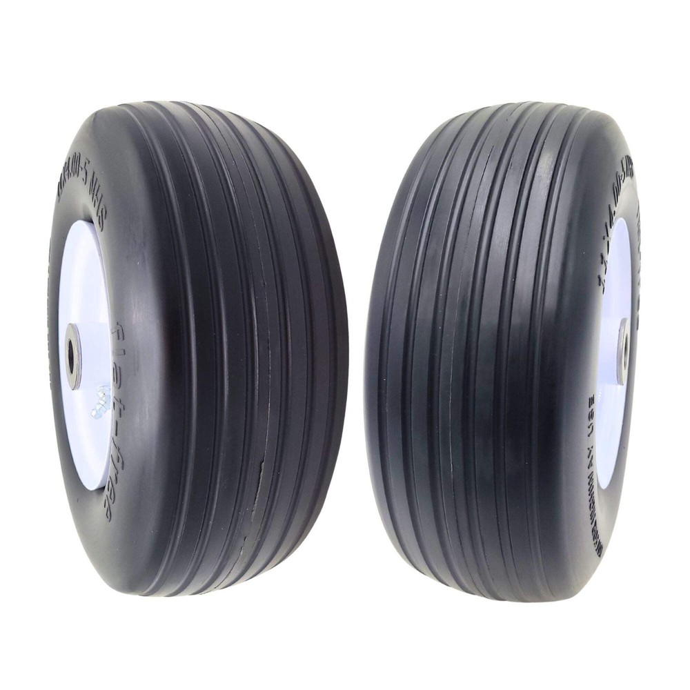 2-Pack 42" Exmark Quest Flat-Free Wheels 11x4.00-5 P/N 130-0736 & 125-1822
