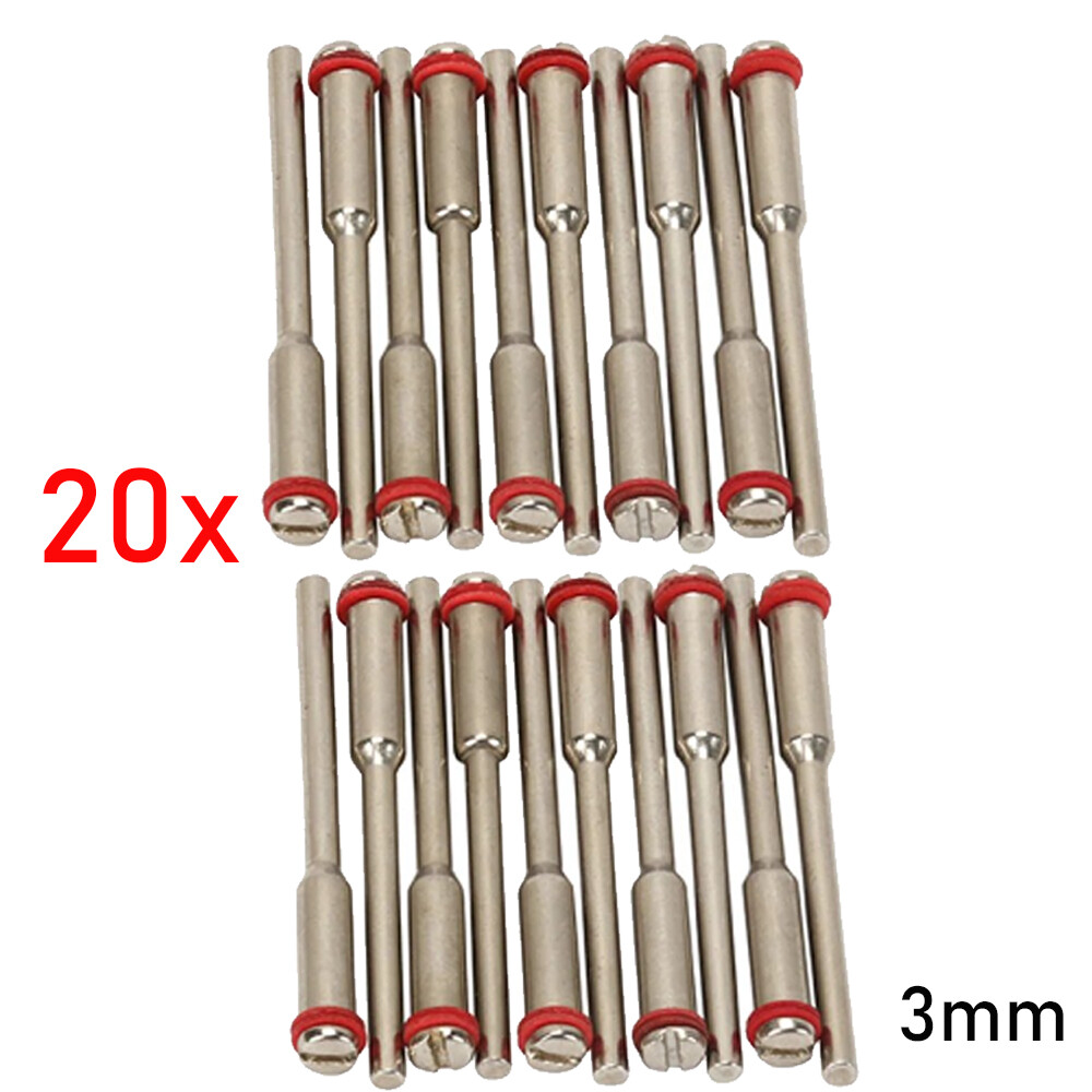 20PCS Screw Mandrel 3mm Shank Cut-off Wheel Holder Dremel for Rotary Shaft Tool gallery