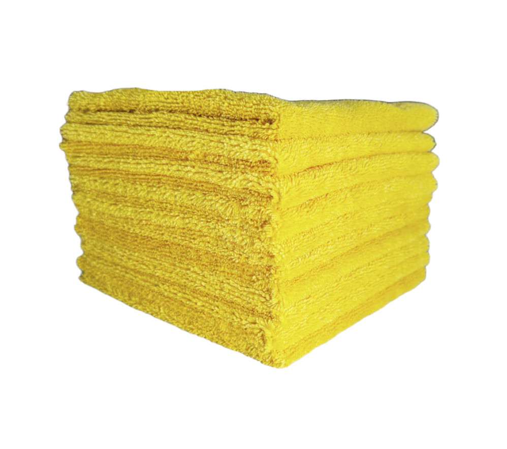 10 Pk - Edgeless Microfiber Towels | Home & Auto 16x16 360 GSM No Lint gallery