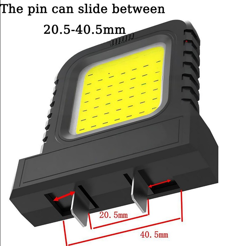 High Brightness Floodlight for All Power Tool Batteries Work Light Lamp US gallery