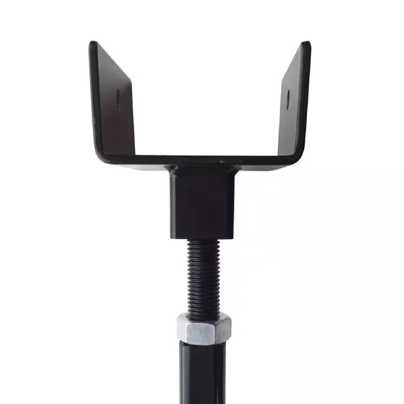 Pylex Helical Post 32" Adjustable Black Anchor Deck Pergola Footing Screw Steel gallery