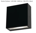 Dexter Outdoor - LED 24W - 2400 Lm - 120-277V - Black Outdoor Sconce Up /Down gallery