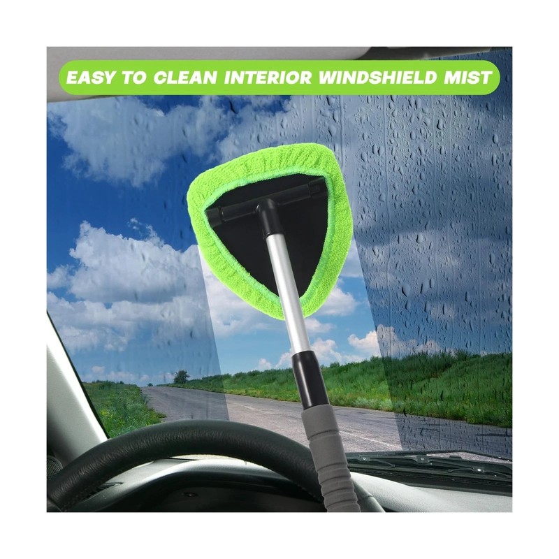 Windshield Cleaning Tool Car Window Glass Wiper Cleaner Brush Pad Extendable gallery