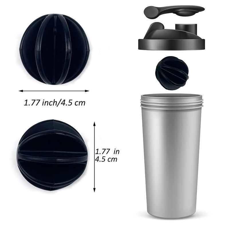 4 Pcs Plastic Shaker Balls, Protein Shaker Ball , Suitable for Most Bottles, Sti gallery