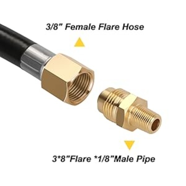 Propane Regulator Adapter Hose Kits for BBQ Grills Camp Stove Propane Regulator gallery
