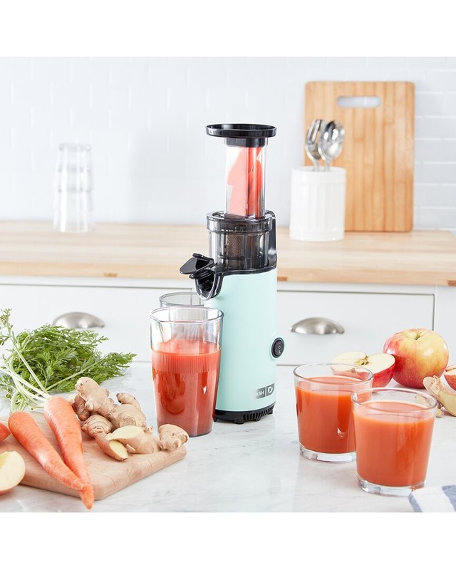 Dash Compact Cold Press Power Juicer Blue gallery