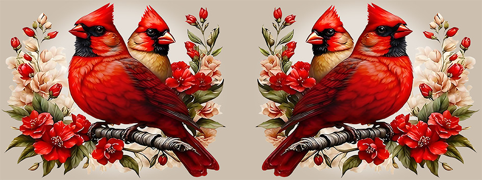 Red Cardinal Bird Coffee Mug – Floral Nature Mug, Cardinal Lover Gift gallery