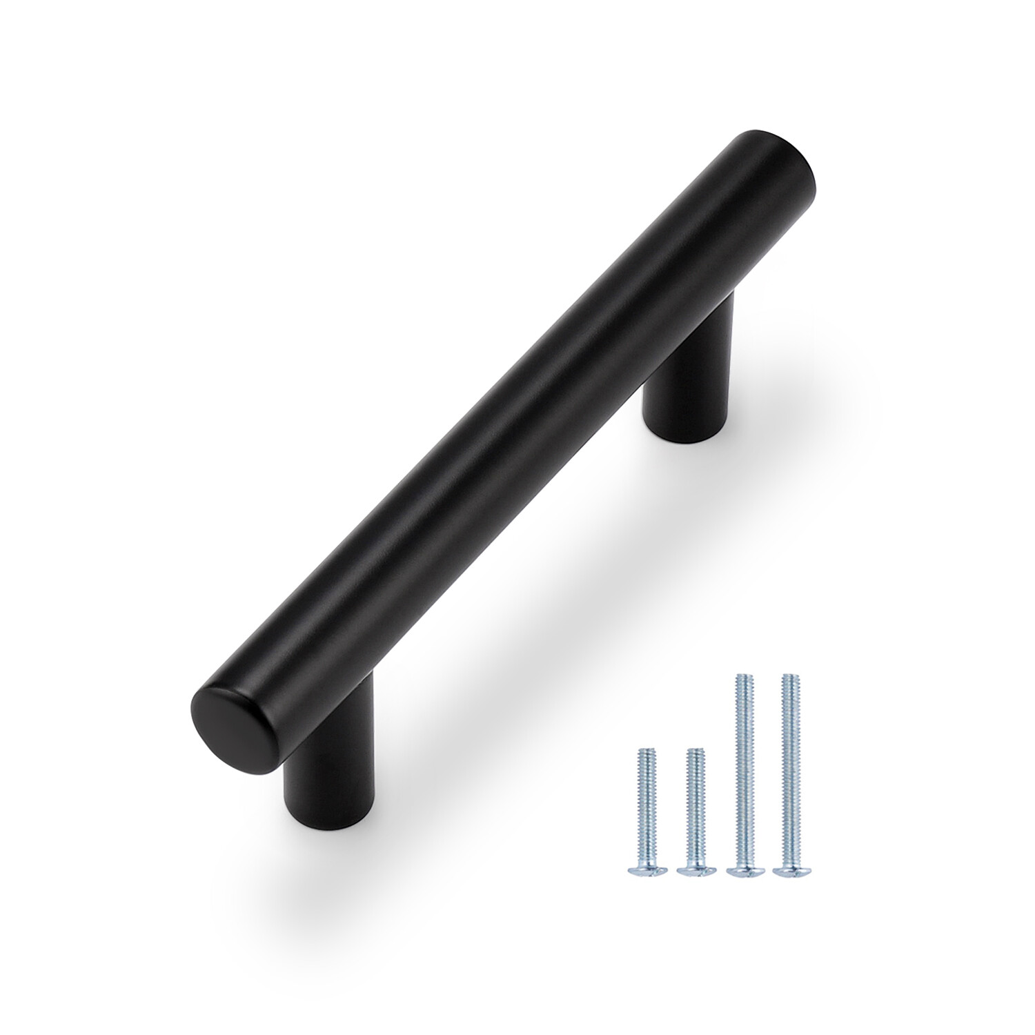 10Pack Black Kitchen Cabinet Pulls Stainless Steel Drawer T Bar Knob Handles gallery