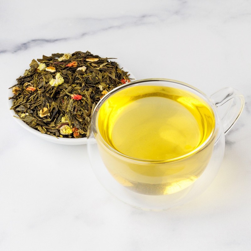 Strawberry Spring Sencha Green Tea - Loose Leaf Blend - Fusion Teas gallery