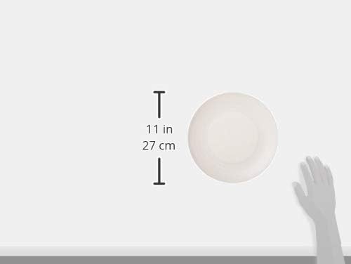 Nordic Ware Polypropylene Plates 10L x 10W x 0.88H (Pack of 4), White gallery