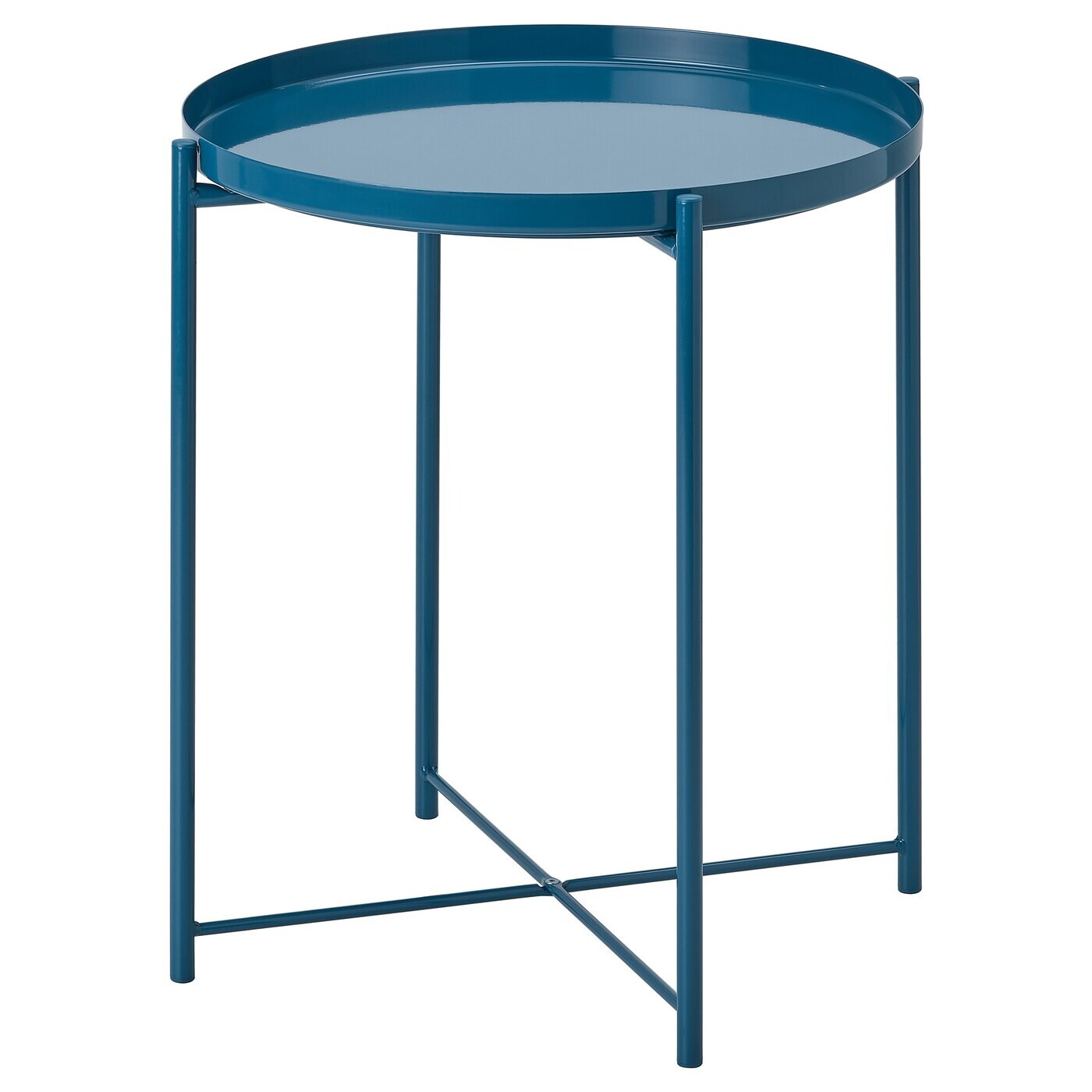 IKEA GLADOM Tray table with removable Top Steel Blue 17 1/2" x 20 5/8" NEW gallery