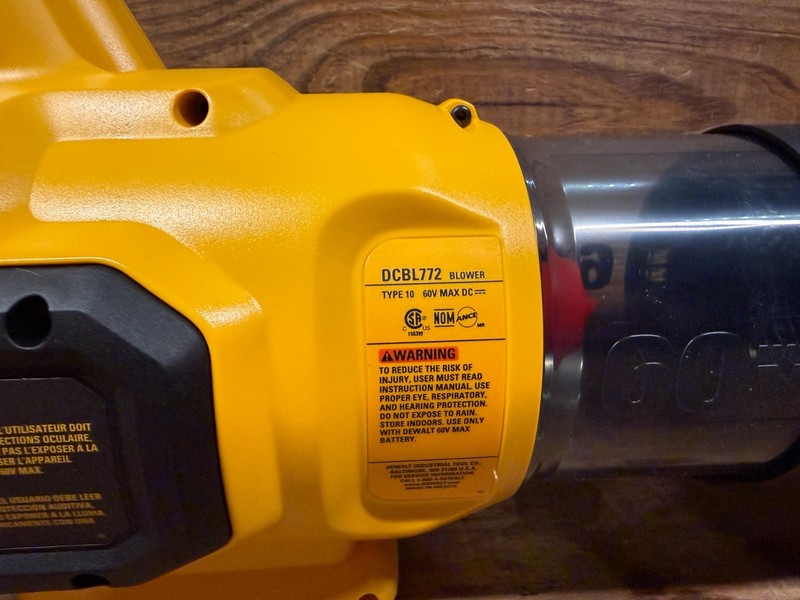 Dewalt 60V FLEXVOLT Leaf Blower Brushless AXIAL Blower 60 Volt DCBL772B (Qty) gallery
