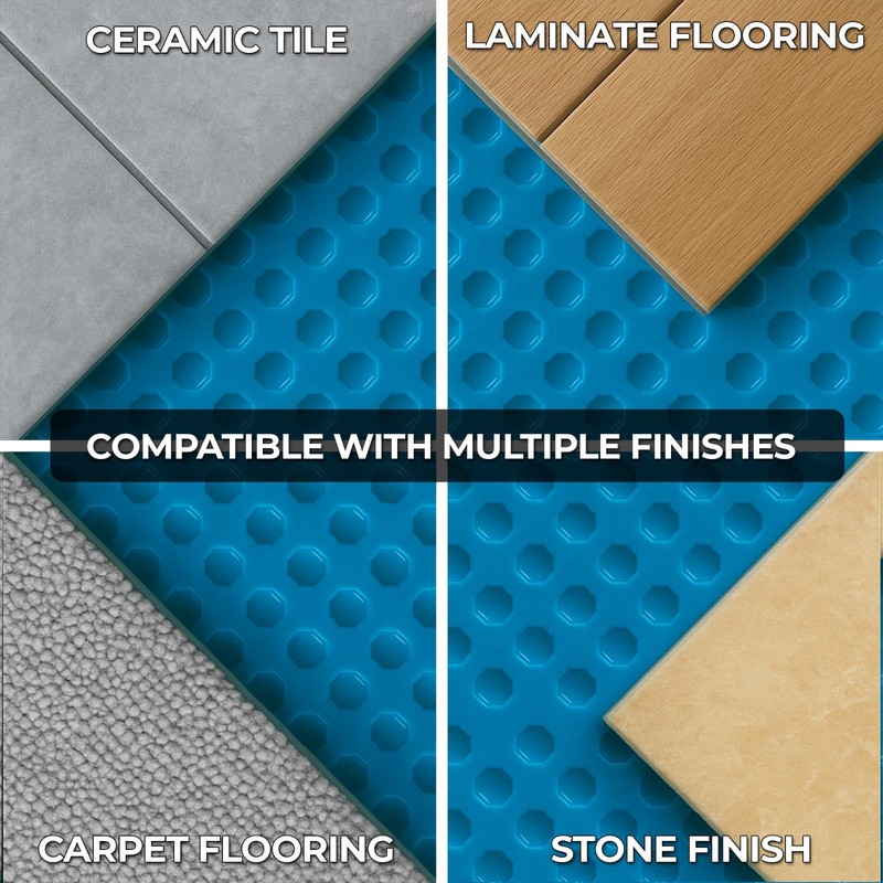 Bardalas Uncoupling Waterproofing Membrane Roll, 1/8'' Anti-Fracture Mat gallery