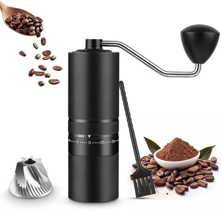 Portable Manual Coffee Grinder – 60 Precision Grind Settings, Stainless Steel gallery