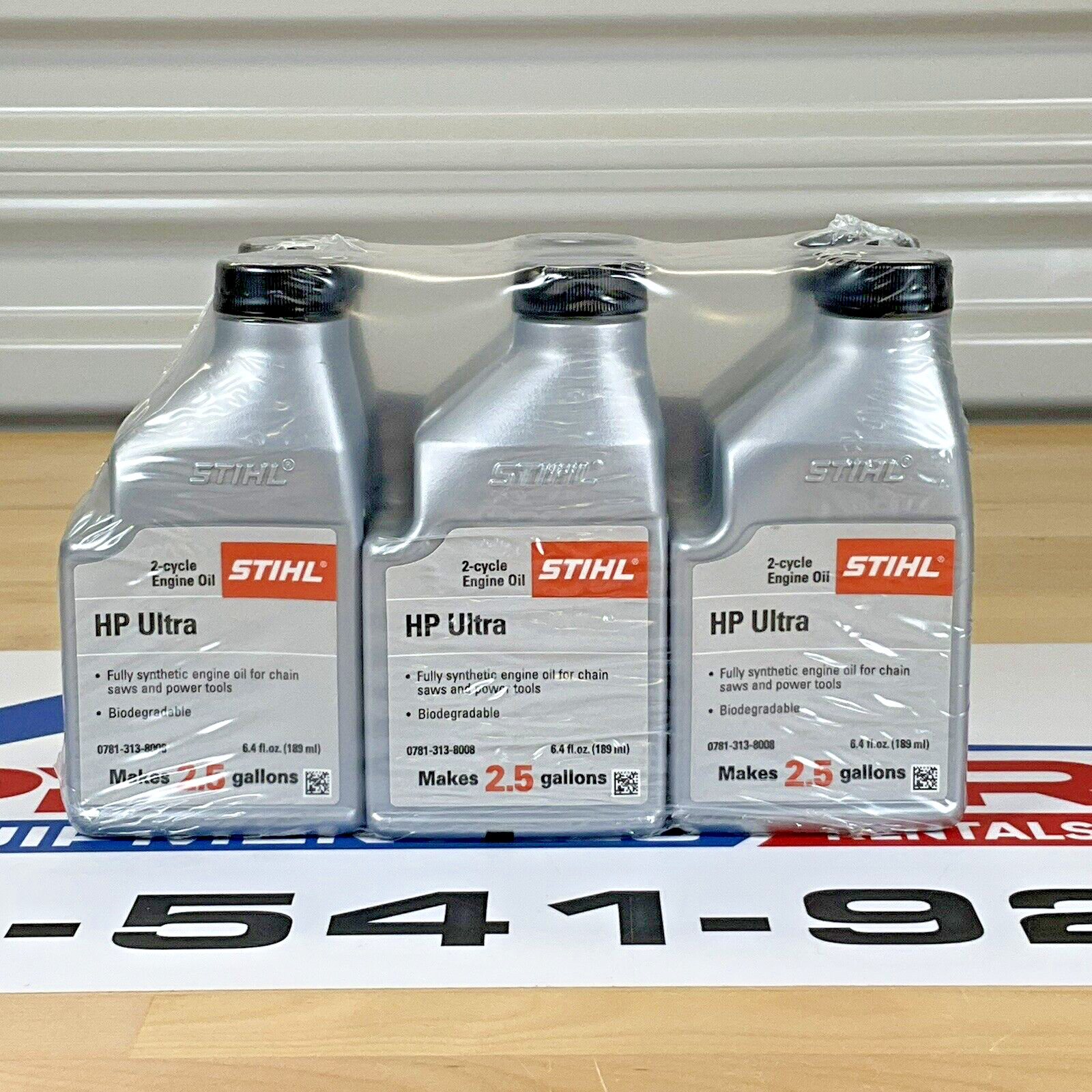 Stihl 2 Cycle Hp Ultra Synthetic Engine Oil Mix 6.4 Oz 2.5 Gallon 6 Pack gallery