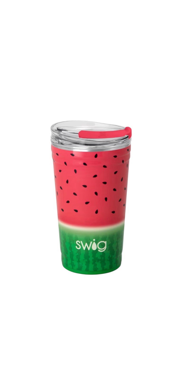 NEW Swig Life Watermelon 20 oz Insulated Stainless Tumbler w/ Drink-Through Lid gallery