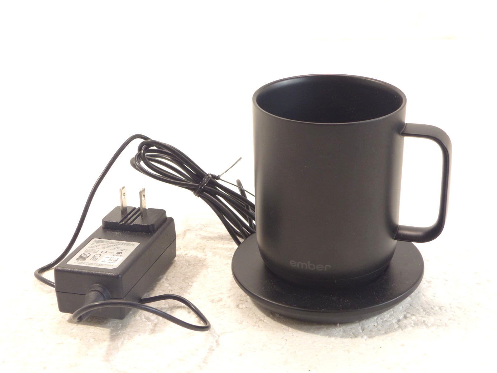 Ember 10oz. Smart Mug Temperature App Control Mug Black #CM19 w/ Charger Base gallery
