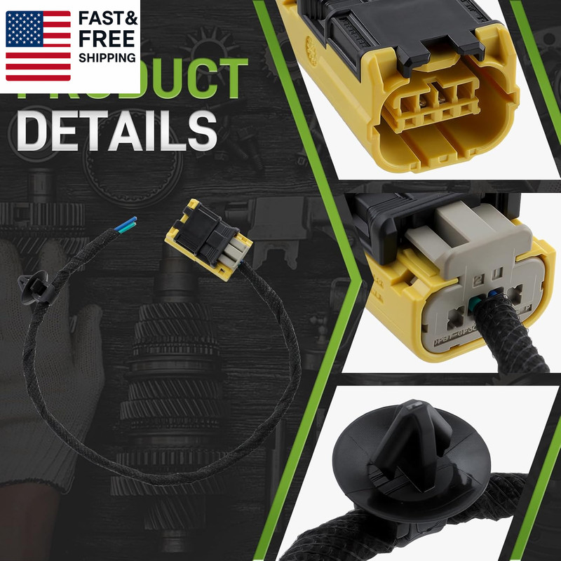 Front Impact Sensor Pigtail Connector Plug Wiring Harness Compatible with Hond gallery