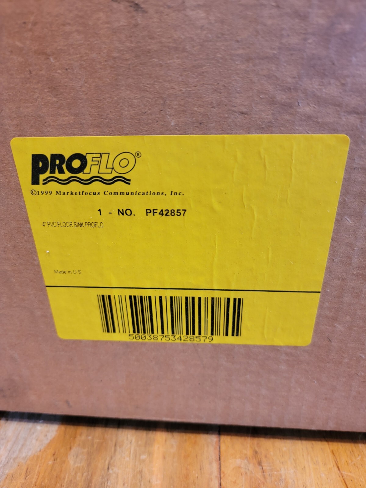 PROFLO PF42857 White 4" Floor Drain Less Grid gallery