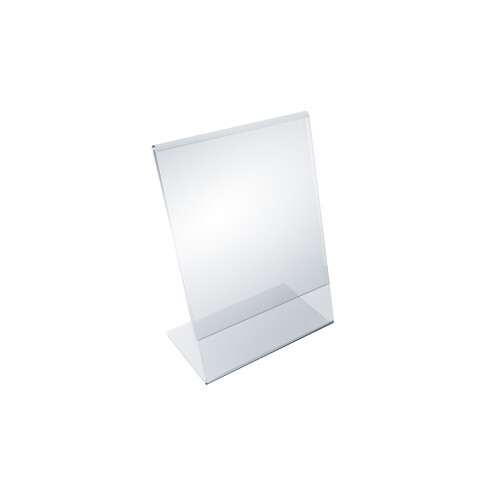 Azar Displays Angled L-Shaped Frame 4"x 6''High, 10-Pack gallery