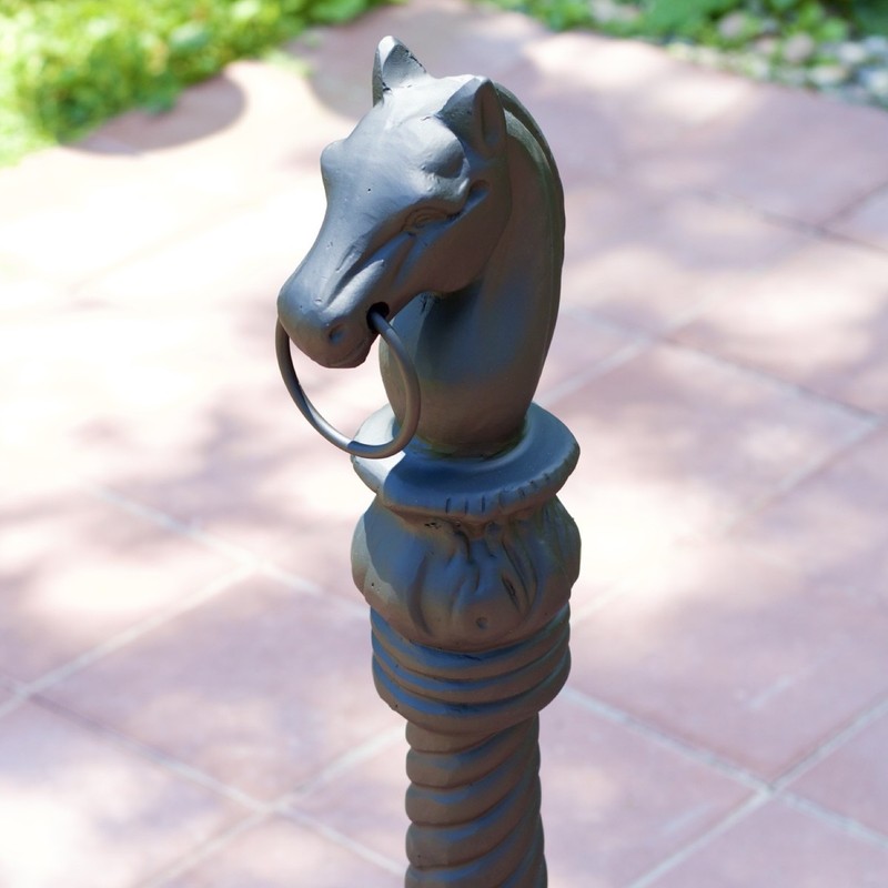 Victorian Style Horse Head Hitching Post gallery