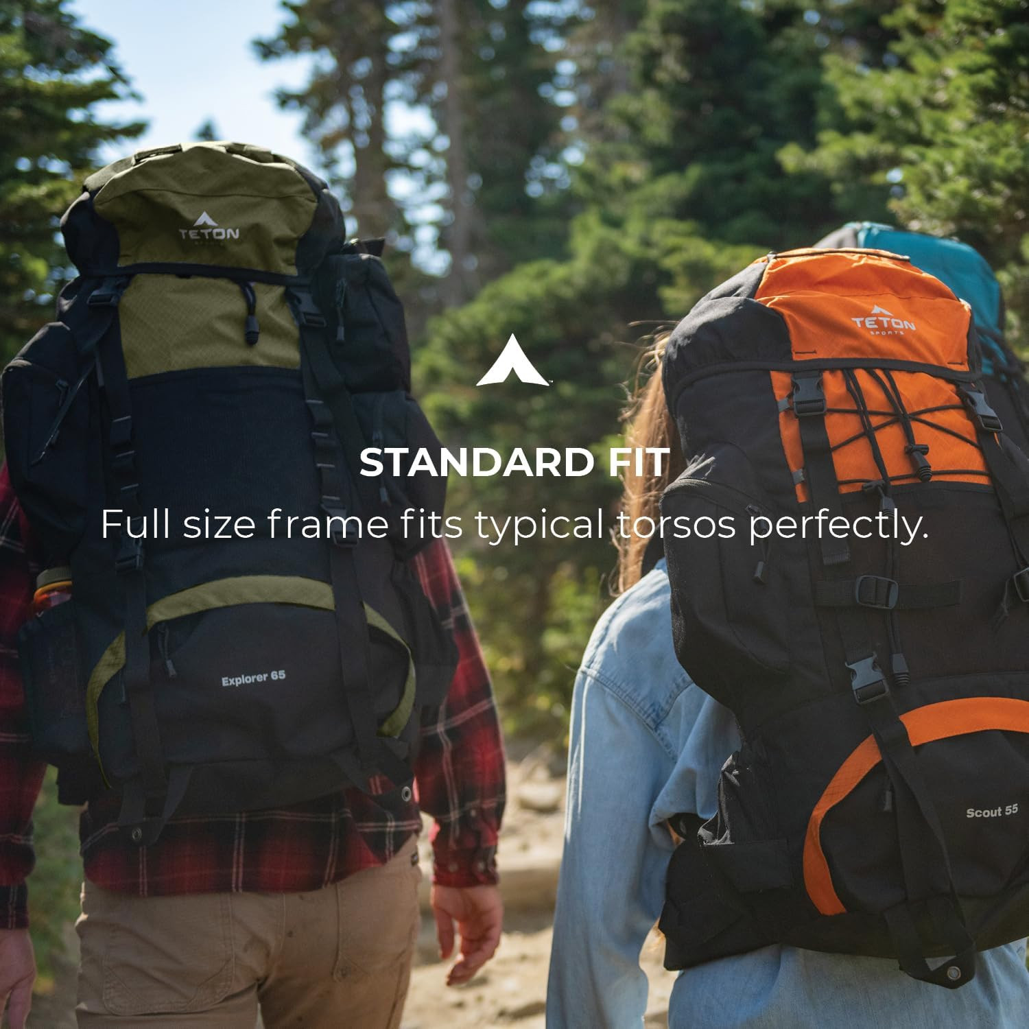 Teton 75L Explorer Internal Frame Backpack for Hiking, Camping, Backpacking, Rai 3