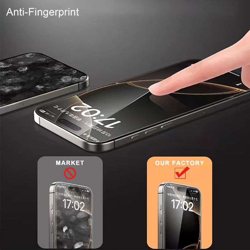 2 Pack Privacy Tempered Glass Screen Protector Kit for iPhone 15 & 16 Series gallery