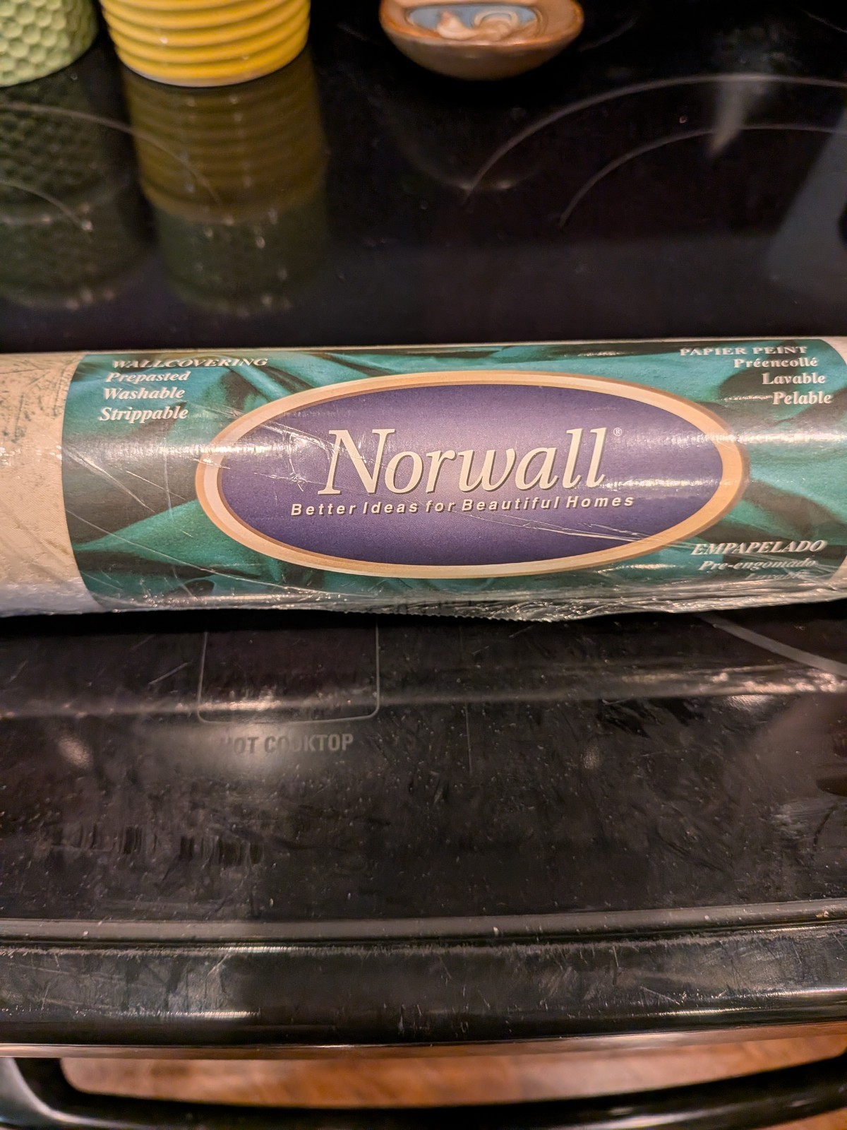 Norwall Pre-Pasted Washable Strippable Botanical Vintage Wallpaper 55.7sf NOS gallery
