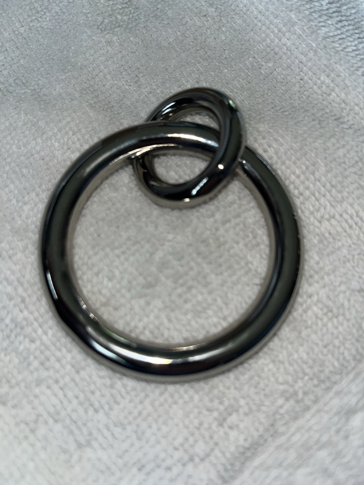 Pottery Barn Steel Drapes Curtains Double Rings Nickel Chrome NEW Lot 20 gallery