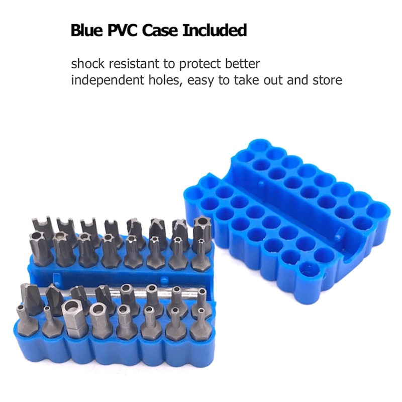 Tamper Proof Security Torq Hex Star Spanner Tri Wing Screwdriver 33 Torx Bit Set gallery