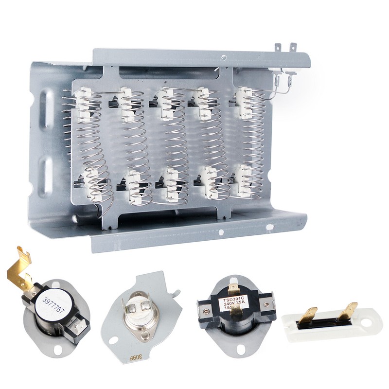 279838 3977767 Dryer Heating Element Kit Parts For Whirlpool Roper Kenmore Mayta gallery