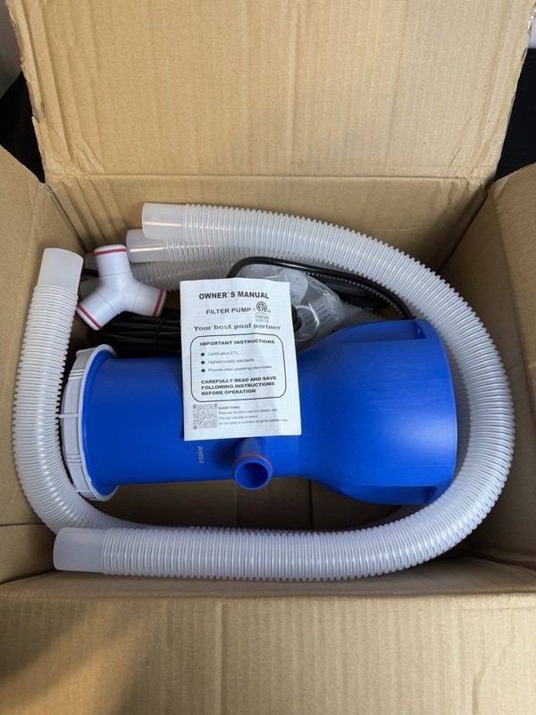 Pool Pump and Filter Above Ground, 1000 Gallon Swimming Filter Cartridge Pumps gallery