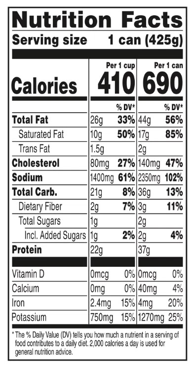 (2 pack) Libby's Corned Beef Hash, 37g Protein Per Serving, Canned Food, 15 oz. gallery