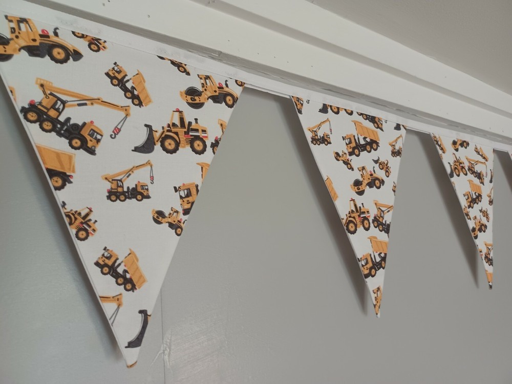 Diggers And Trucks Bunting