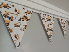 Diggers And Trucks Bunting