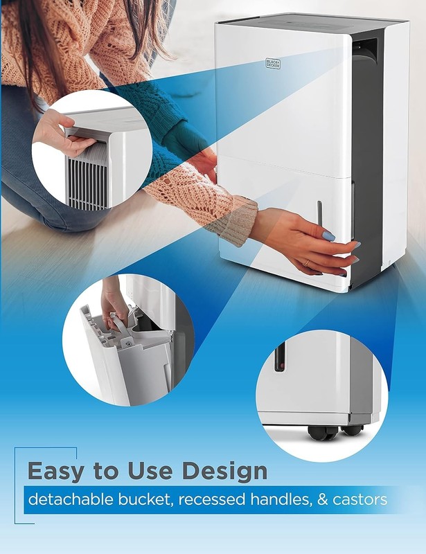 $295 BLACK&DECKER 30 PT Pint Quiet Dehumidifier Like Frigidaire FREE SHIPPING gallery