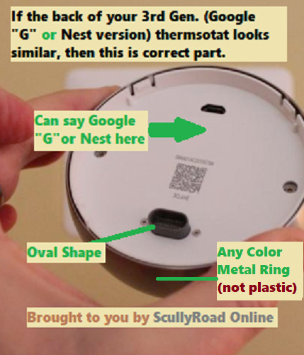 Nest 3rd Full Kit Upgrade - Wire (Wiring Base) Wall Plate, Screws, Instructions gallery