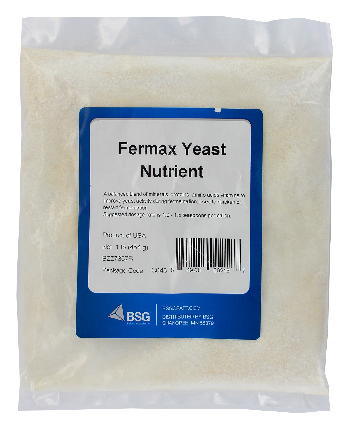 Distiller's Power Pack 1lb ea Fermax Yeast Nutrient, Distiller's Yeast, Amylase gallery