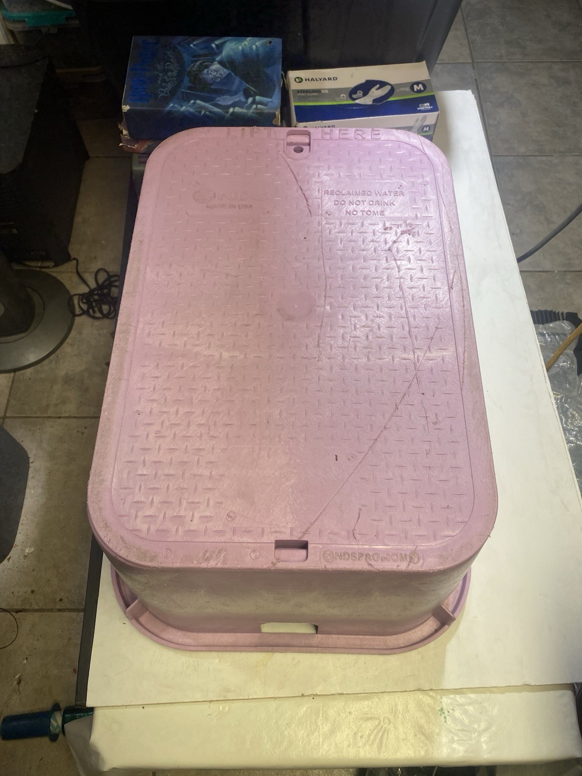 Sprinkler Valve Box Cover Protects Irrigation 14” X 21” Rectange Removable Lid gallery
