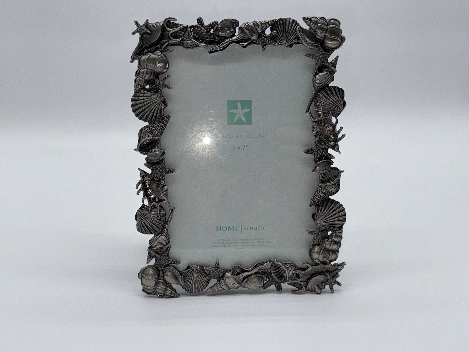5”x7” Picture Frame, Seashells, Pewter-tone, Portrait Or Landscape gallery