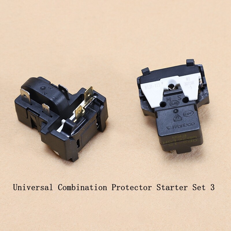 2PCS Haier Refrigerator Freezer Compressor PTC Starter Overload Protection Relay gallery
