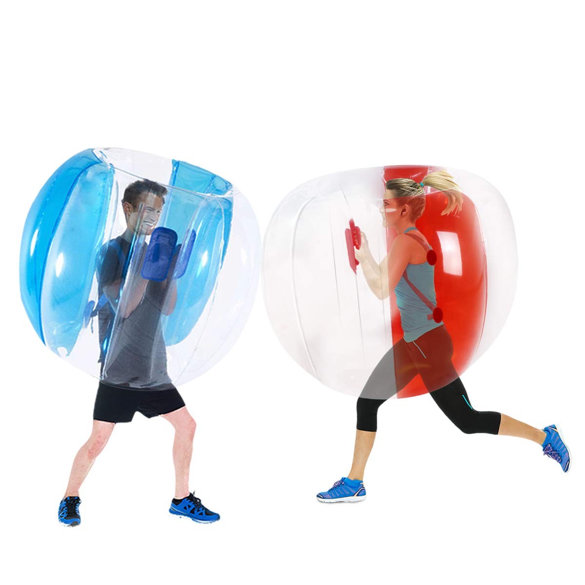 2 Pack Inflatable Bumper Balls for Adults (4ft/1.2m) 48inch, 47" Red +Blue gallery
