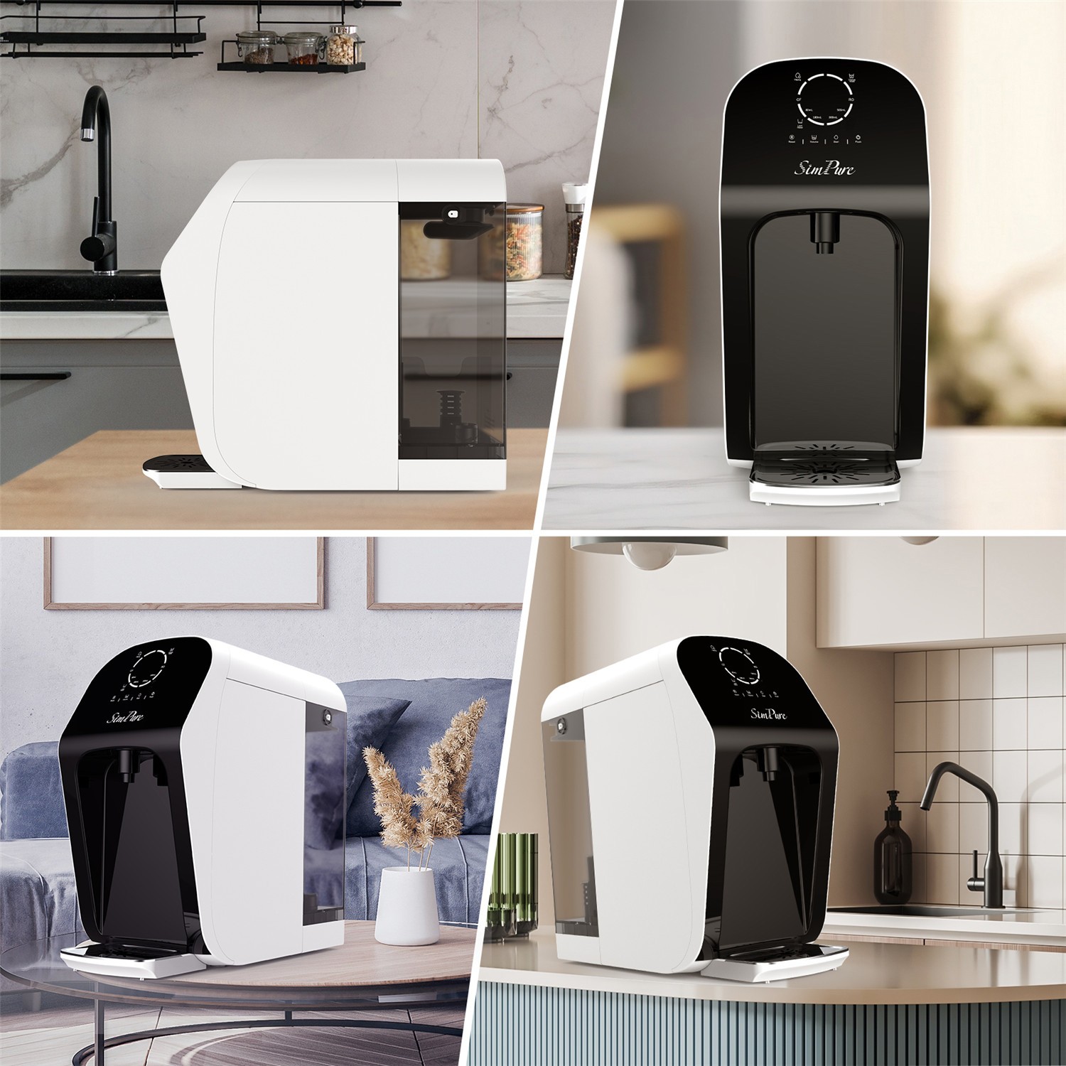4-Stage UV Countertop Reverse Osmosis Water Filter System Filtration Dispenser gallery