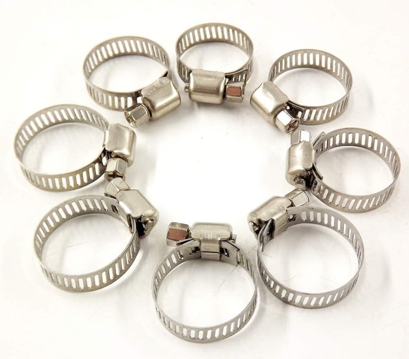 Versatile Pipe Clamp 7.8'' Length 5/16'' Width Flexible Adjustable Durable Tool gallery