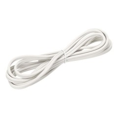 Screen Spline, 5M/16.4Ft Silicone Window Sealing Strip, 4.5mm OD White