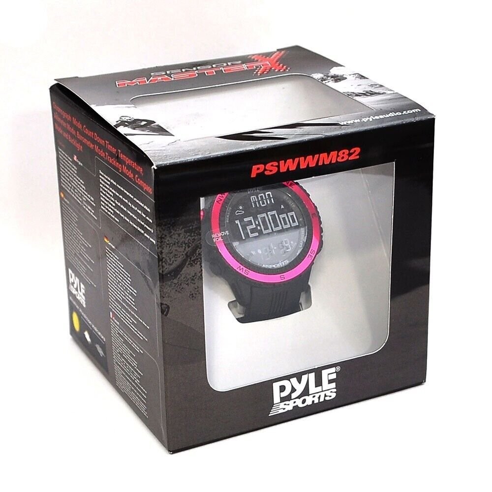 Pyle Digital Sport Watch W/ Altimeter Barometer & Weather Forecast PSWWM82PN gallery