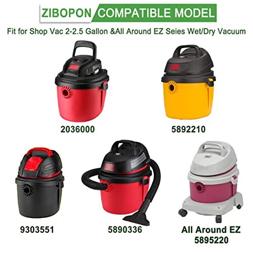 12 Pack Type B Vacuum Filter Bag Compatible with Shop Vac 2-2.5 Gallon All Aroun gallery